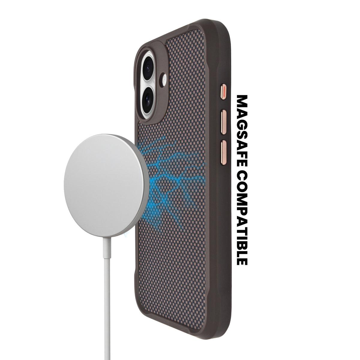 Premium Woven & Carbon Fiber Shockproof Case for iPhone 17