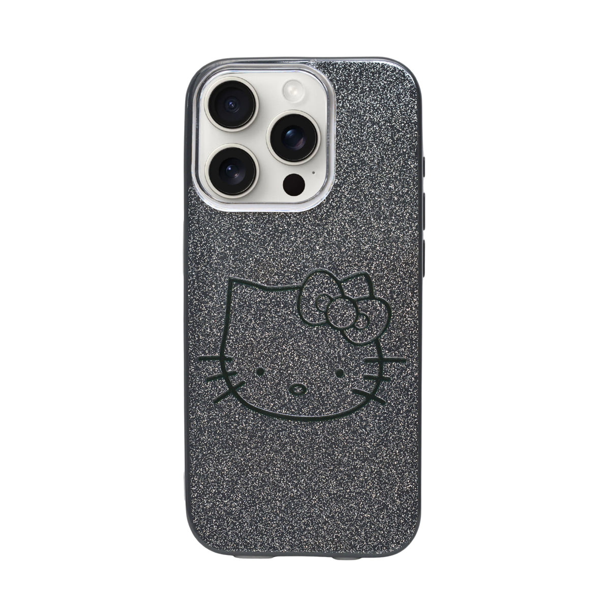 Glitter Sparkle Kitty Phone Case for iPhone 15 Pro Max