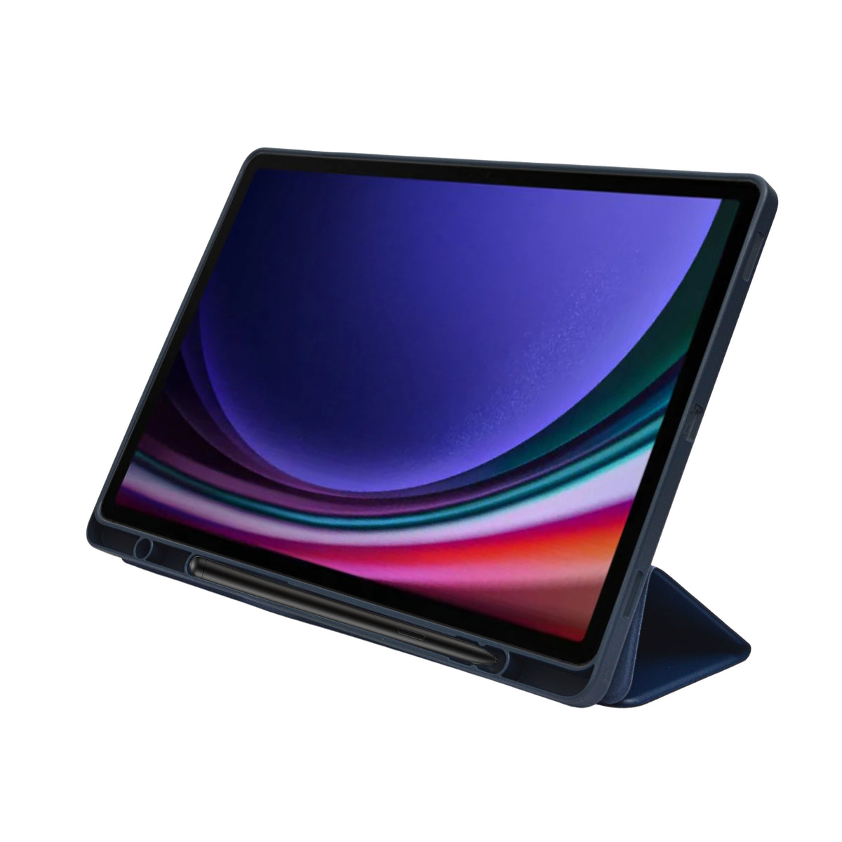 Trifold Smart Folio Case with Pencil Slot for Samsung Galaxy Tab S9+ / S9 FE+