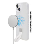 Frosty Matte with Silicone Finger Loop Phone Case for iPhone 13 / 14