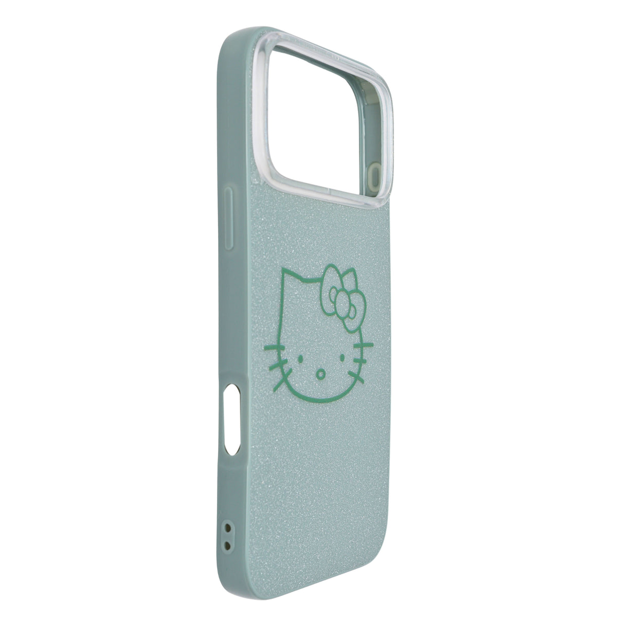 Glitter Sparkle Kitty Phone Case for iPhone 17 Pro Max