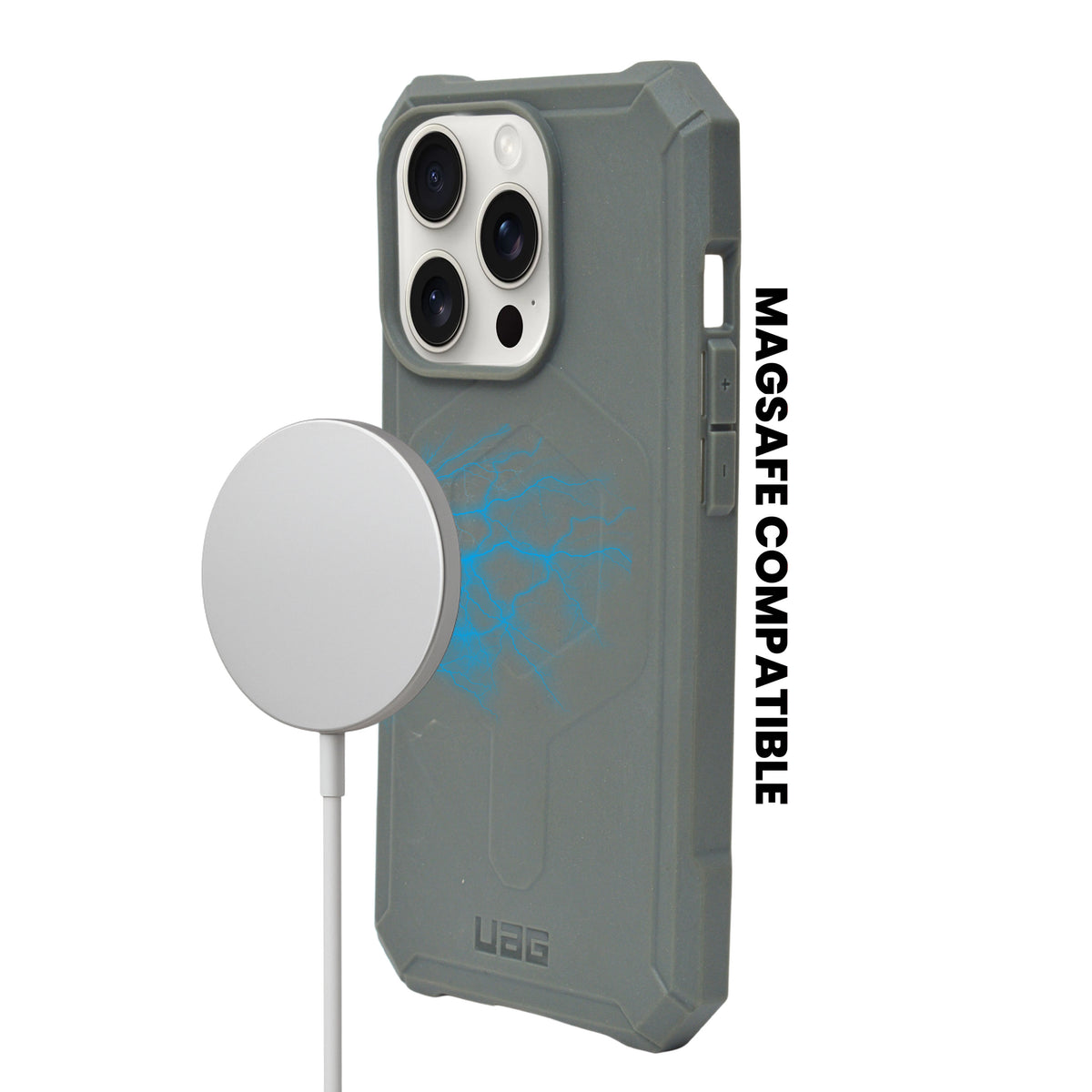 Rugged Armor Shockproof MagSafe Compatible Phone Case for iPhone 15 Pro Max