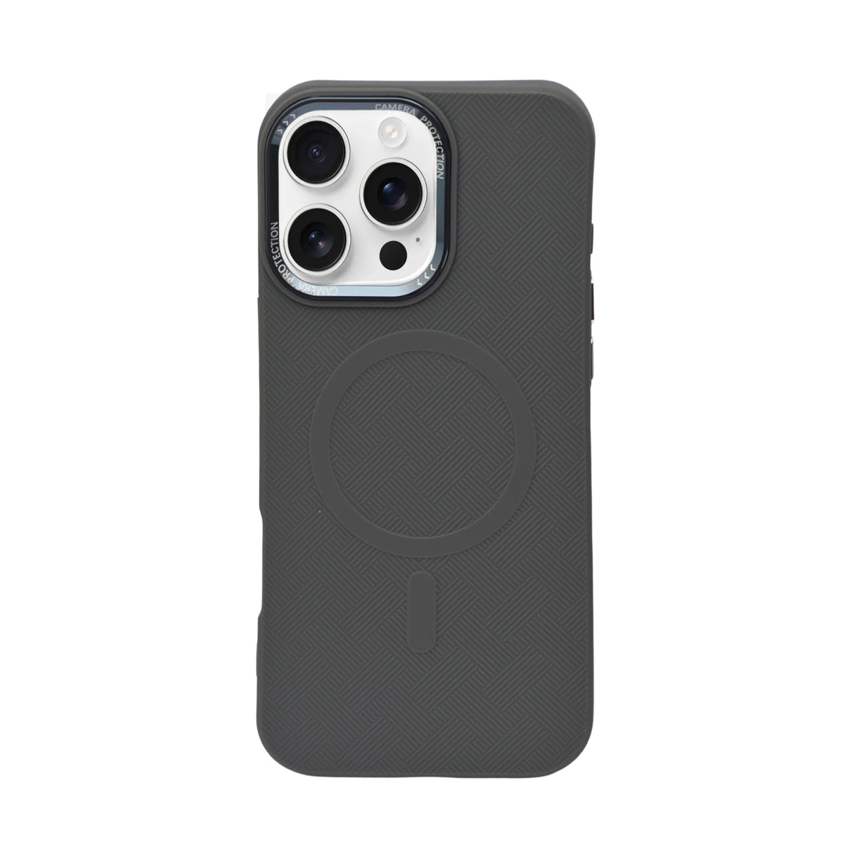 Textured Anti-Slip Silicone MagSafe Compatible Phone Case for iPhone 16 Pro Max