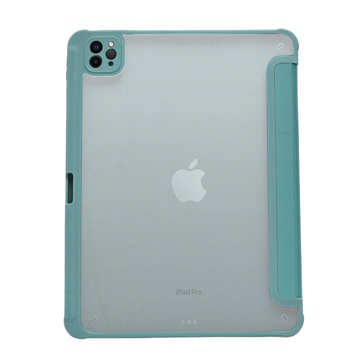 Transparent Trifold Smart Folio Case with Pencil Slot for iPad Pro 11 Inch