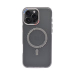 Transparent Shockproof MagSafe Case with Carbon Fiber Ring – for iPhone 16 Pro Max