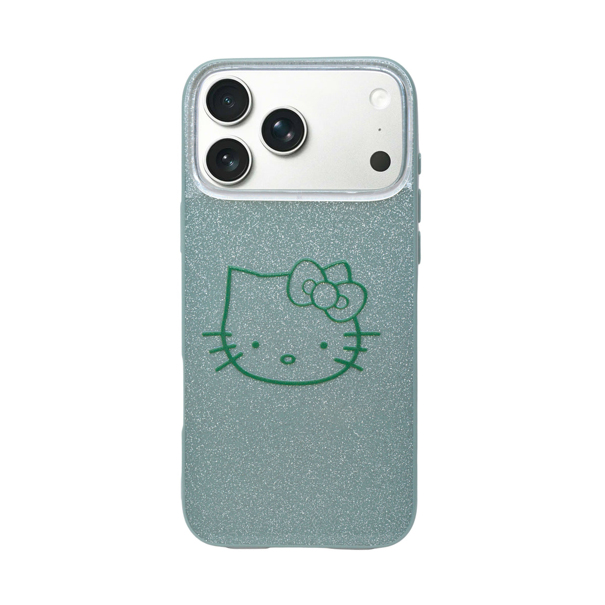 Glitter Sparkle Kitty Phone Case for iPhone 17 Pro Max