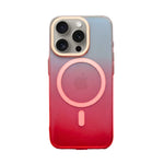 Aesthetic Gradient MagSafe with Metal Camera Protection Phone Case for iPhone 15 Pro
