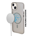 Transparent Matte Finish MagSafe Compatible Phone Case for iPhone 13/ 14