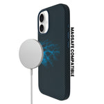 Sleek Carbon Fiber MagSafe Compatible Phone Case for iPhone 17