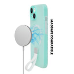 Frosty Matte with Silicone Finger Loop Phone Case for iPhone 13 / 14