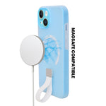 Frosty Matte with Silicone Finger Loop Phone Case for iPhone 13 / 14