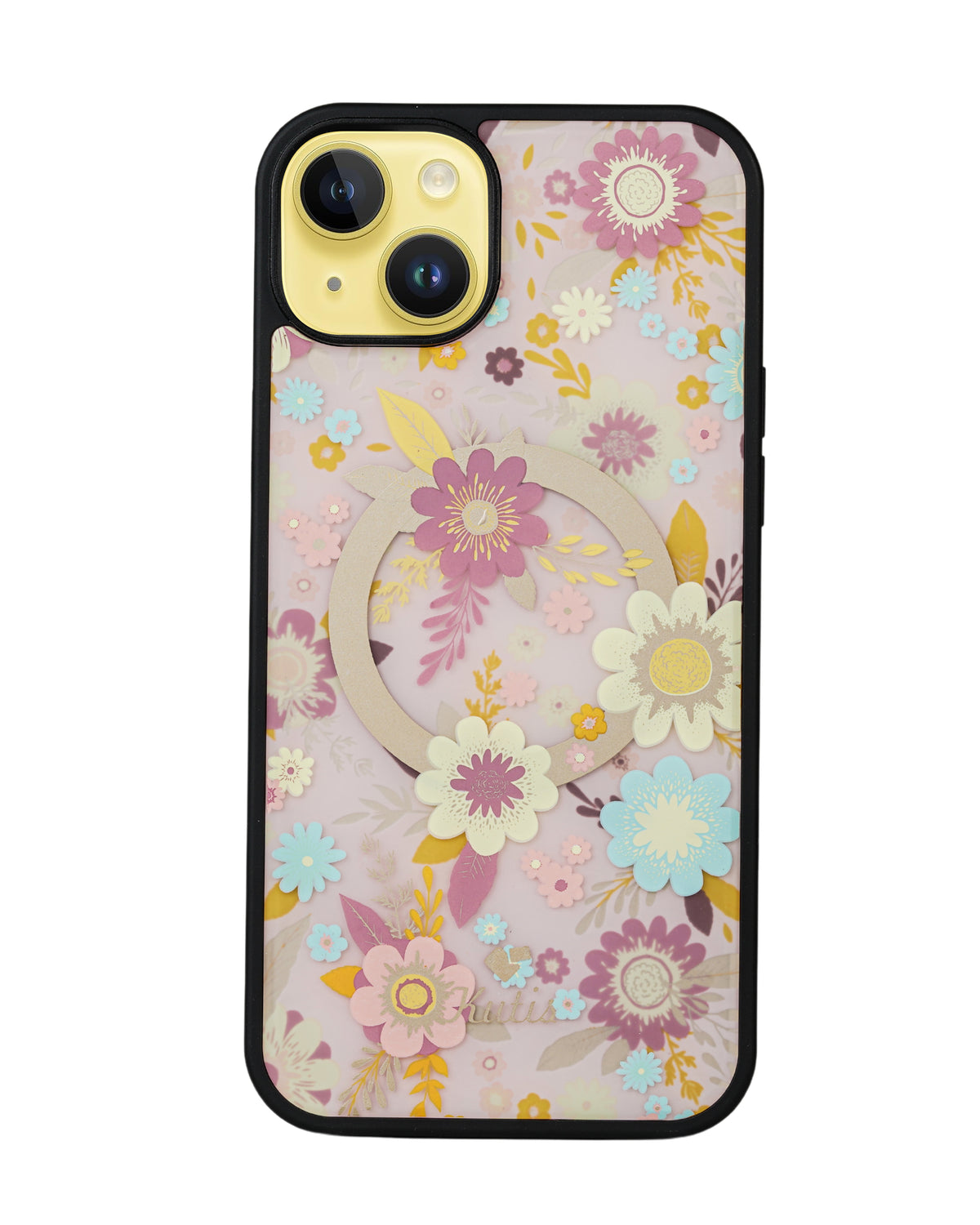 Spring Flower Printed Blossom Design Back Cover For iPhone