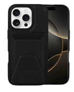 Card Wallet Case Durable Built-in Stand Cover For iPhone 16 Pro