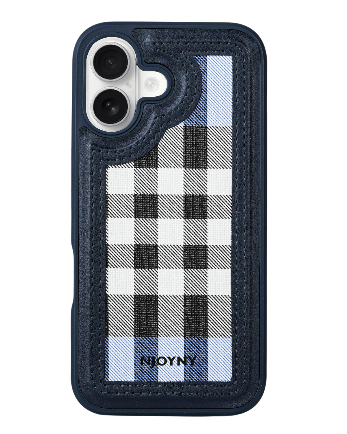 Leather Case, Classic Elegant Slim PU Checks Luxury Design Case For iPhone 16