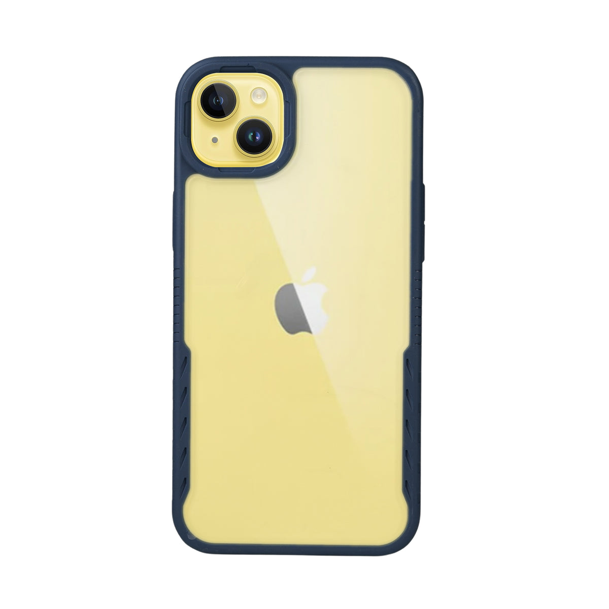 Crystal Armor Bumper Case – Clear Back With Rugged Protection for iPhone 14 Plus / 15 Plus