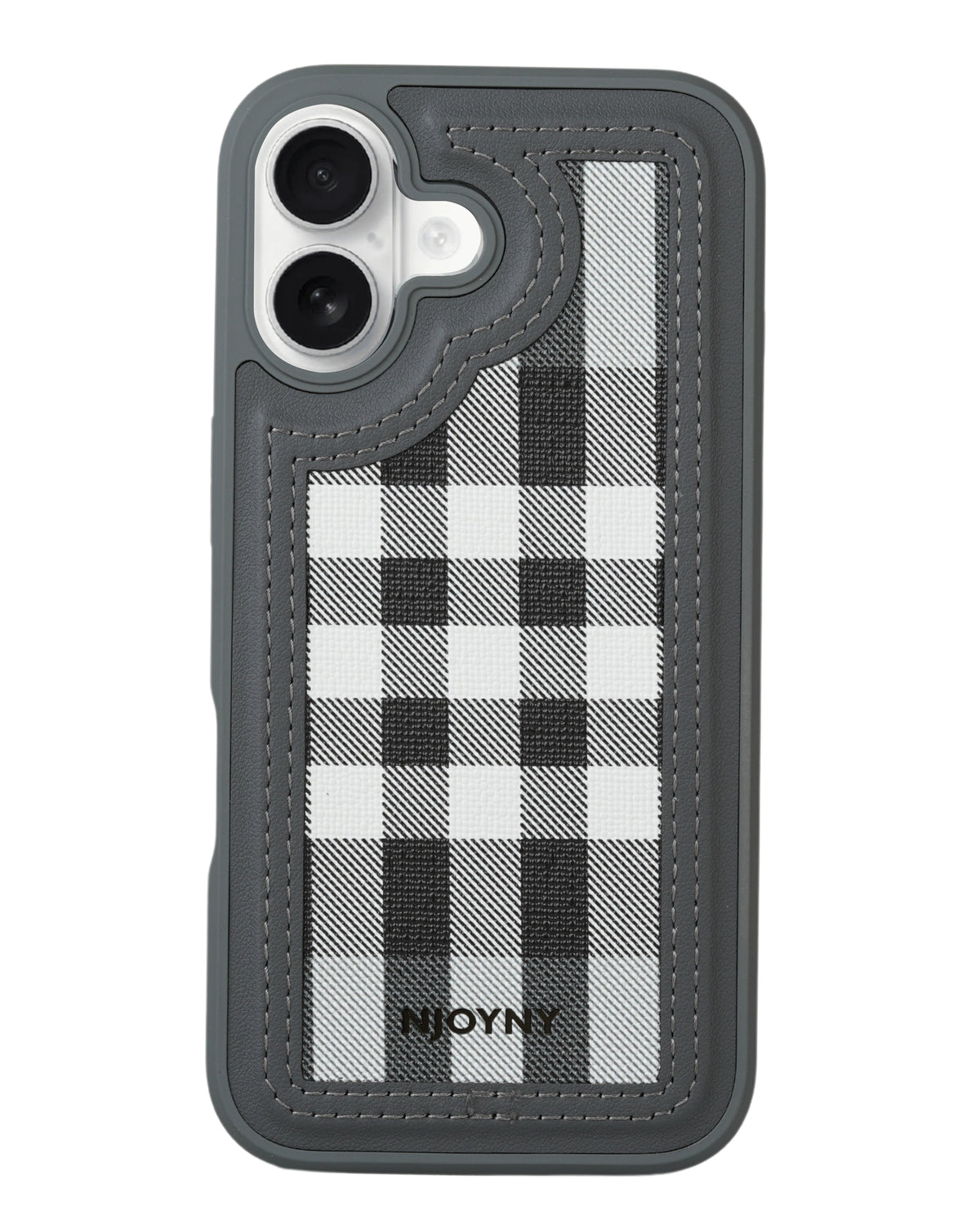 Leather Case, Classic Elegant Slim PU Checks Luxury Design Case For iPhone 16