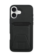 Card Wallet Case Durable Built-in Stand Cover For iPhone 16 Plus