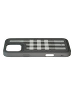 Leather Case, Classic Elegant Slim PU Checks Luxury Design Case For iPhone 16 Pro Max