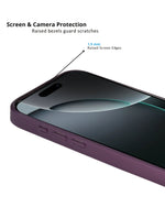 Leather Case, Classic Elegant Slim PU Checks Luxury Design Case For iPhone 16 Pro