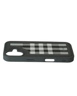 Leather Case, Classic Elegant Slim PU Checks Luxury Design Case For iPhone 16