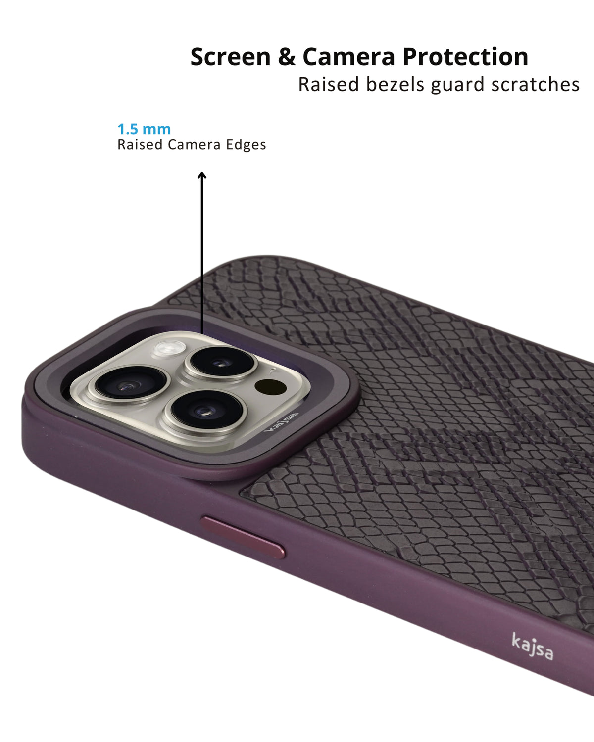Slim PU Leather Case With Rubberized Interior For iPhone 14 Pro