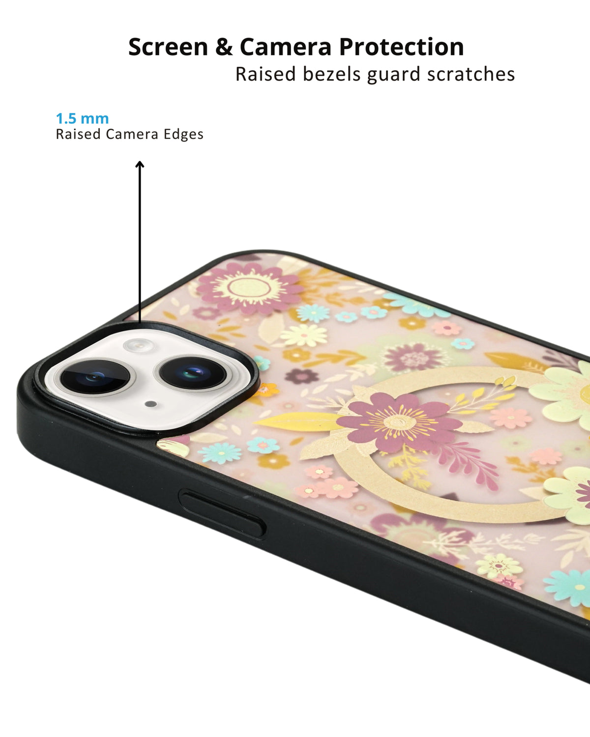 Spring Flower Printed Blossom Design Back Cover For iPhone