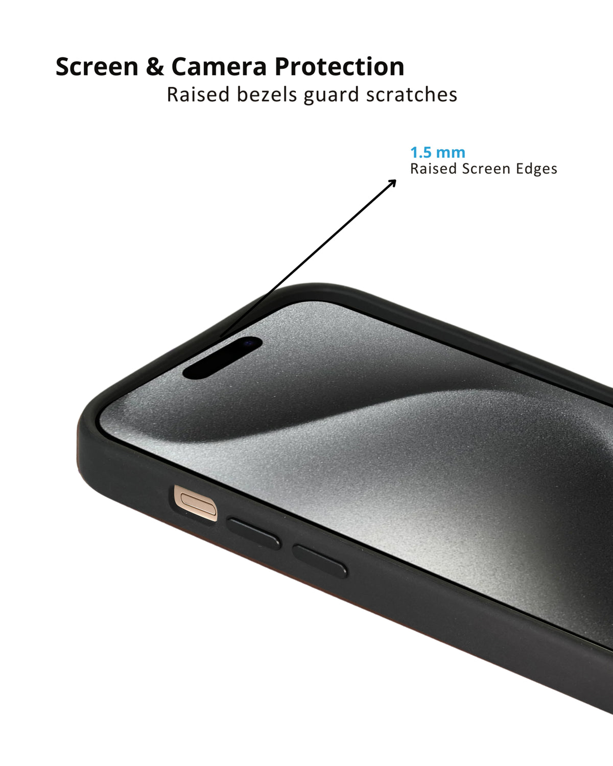 Slim PU Leather Case With Rubberized Interior For iPhone 14 Pro