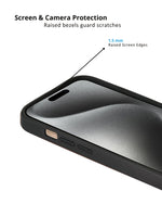 Slim PU Leather Case With Rubberized Interior For iPhone 14 Pro