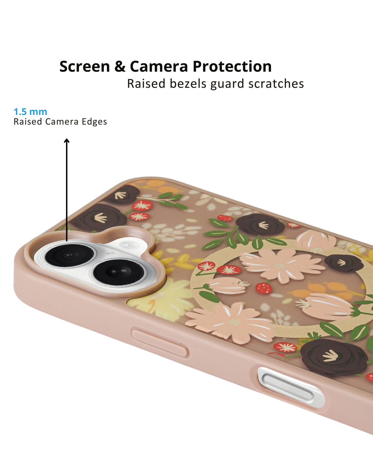 Spring Flower Printed Blossom Design Back Cover For iPhone
