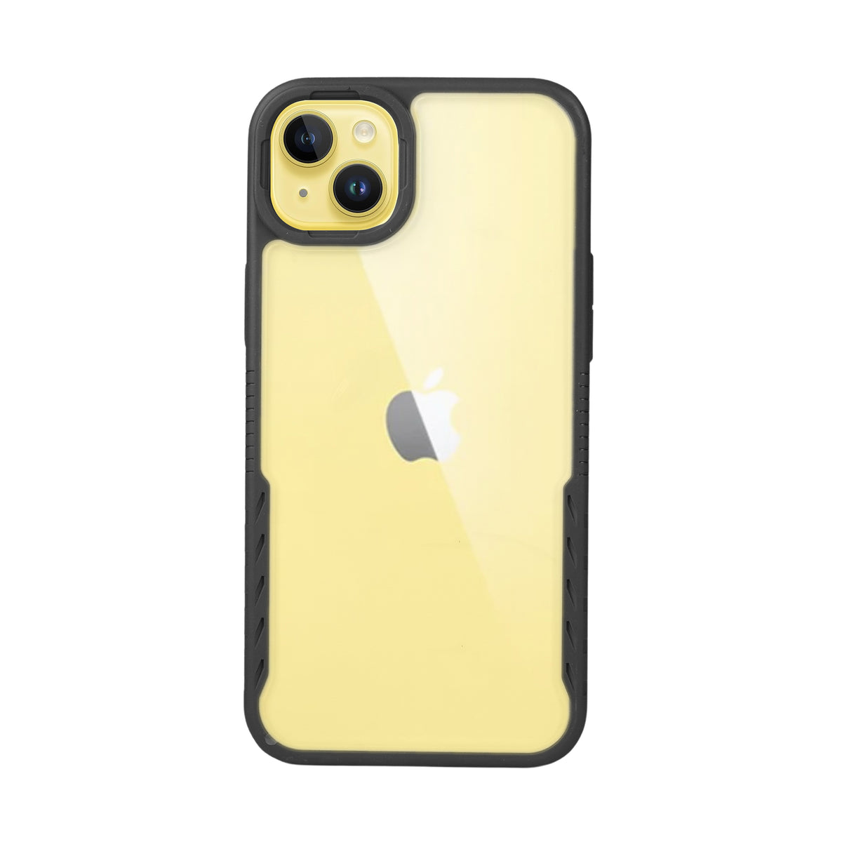 Crystal Armor Bumper Case – Clear Back With Rugged Protection for iPhone 14 Plus / 15 Plus
