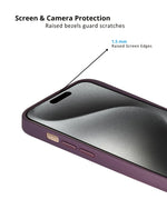 Slim PU Leather Case With Rubberized Interior For iPhone 14 Pro