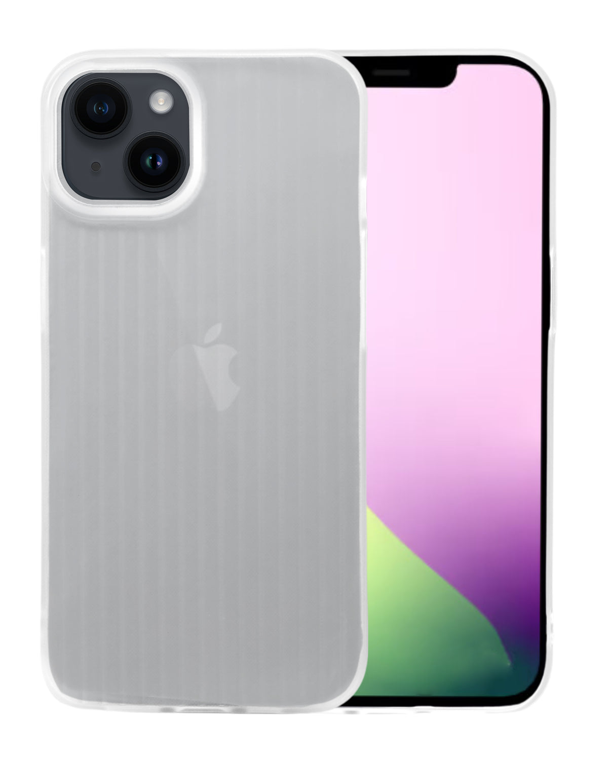 Translucent Matte Cover Soft Flexible Back Case Cover For iPhone 15