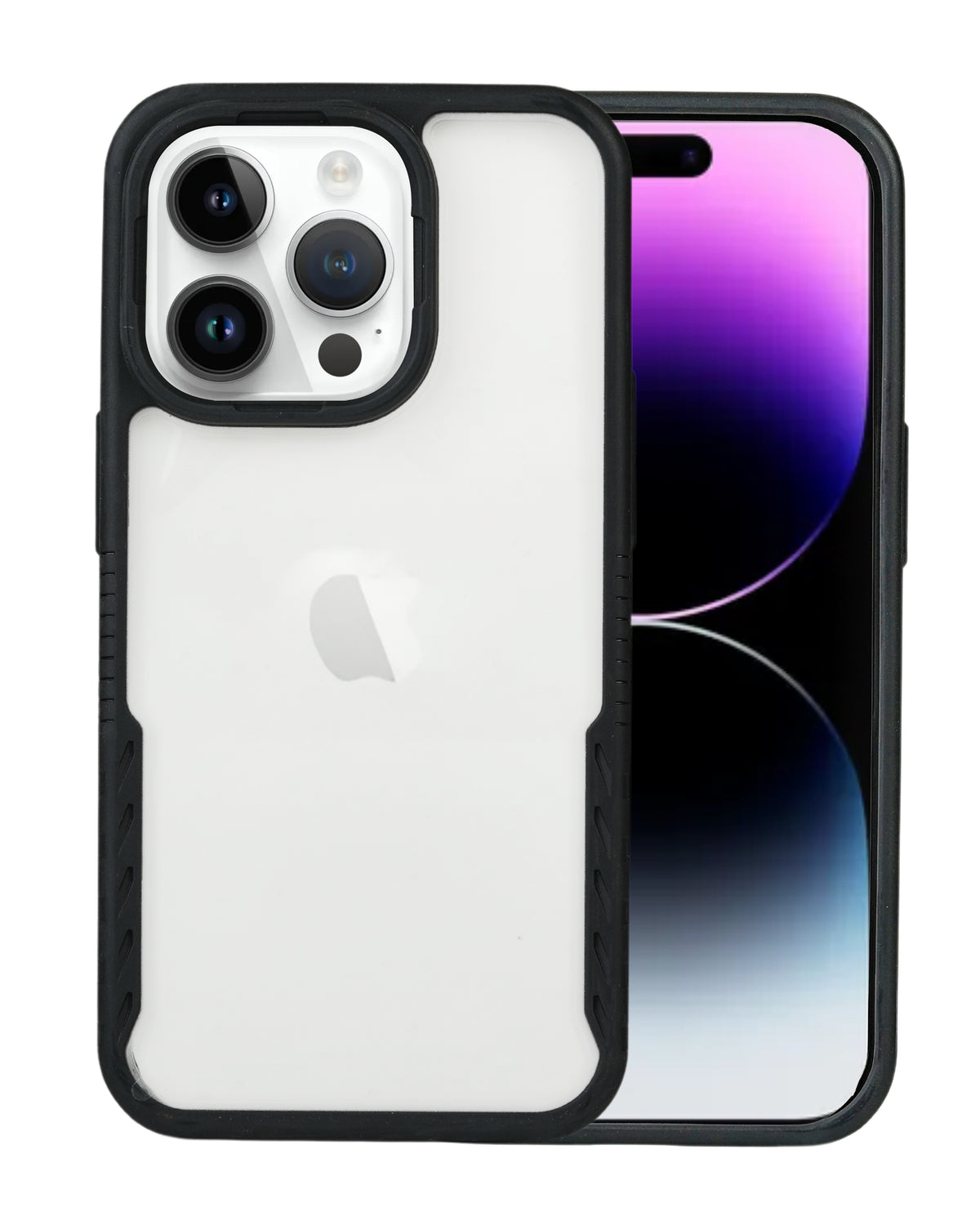 Crystal Armor Bumper Case – Clear Back With Rugged Protection for iPhone 14 Pro