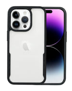Crystal Armor Bumper Case – Clear Back With Rugged Protection for iPhone 14 Pro