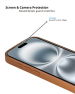 Card Wallet Case Durable Built-in Stand Cover For iPhone 16 Plus