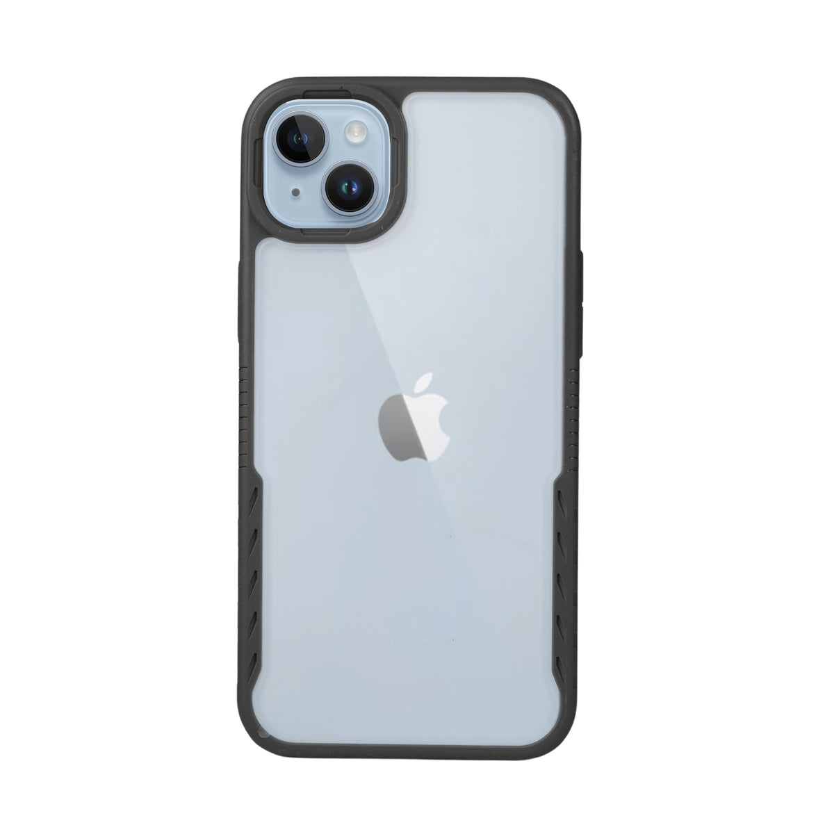 Crystal Armor Bumper Case – Clear Back With Rugged Protection for iPhone 14 Plus / 15 Plus