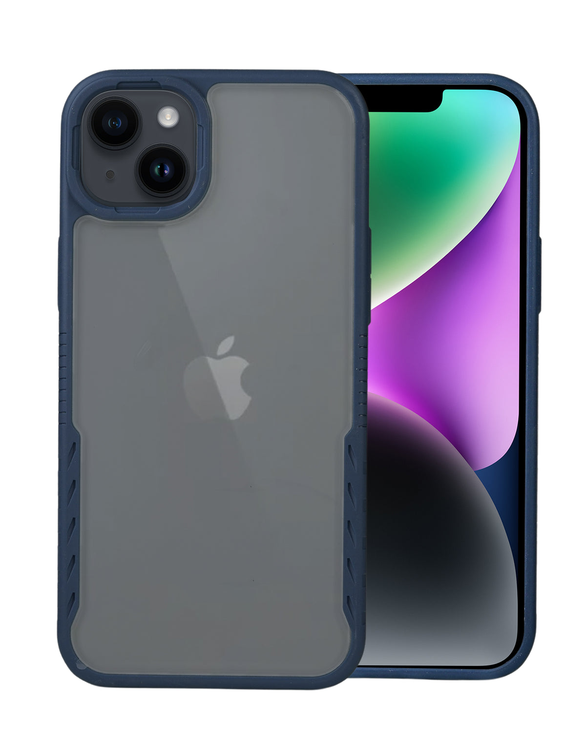 Crystal Armor Bumper Case – Clear Back With Rugged Protection for iPhone 14 Plus / 15 Plus
