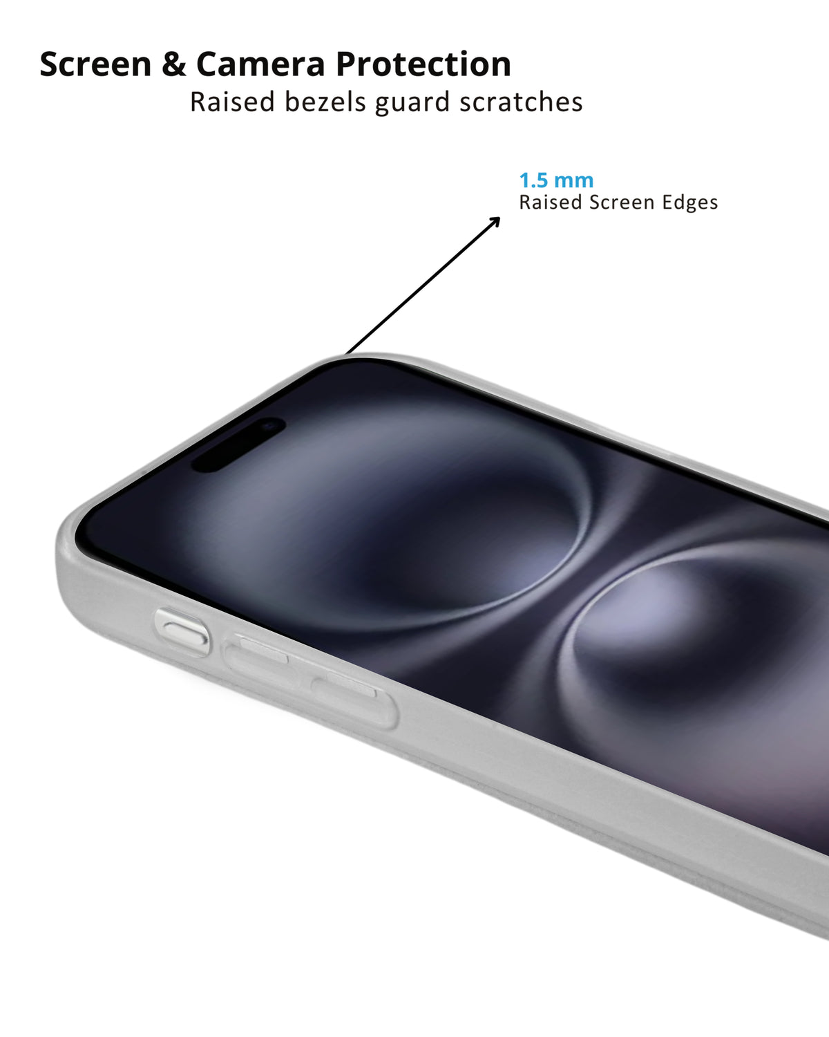 Translucent Matte Cover Soft Flexible Back Case Cover For iPhone 16 Plus
