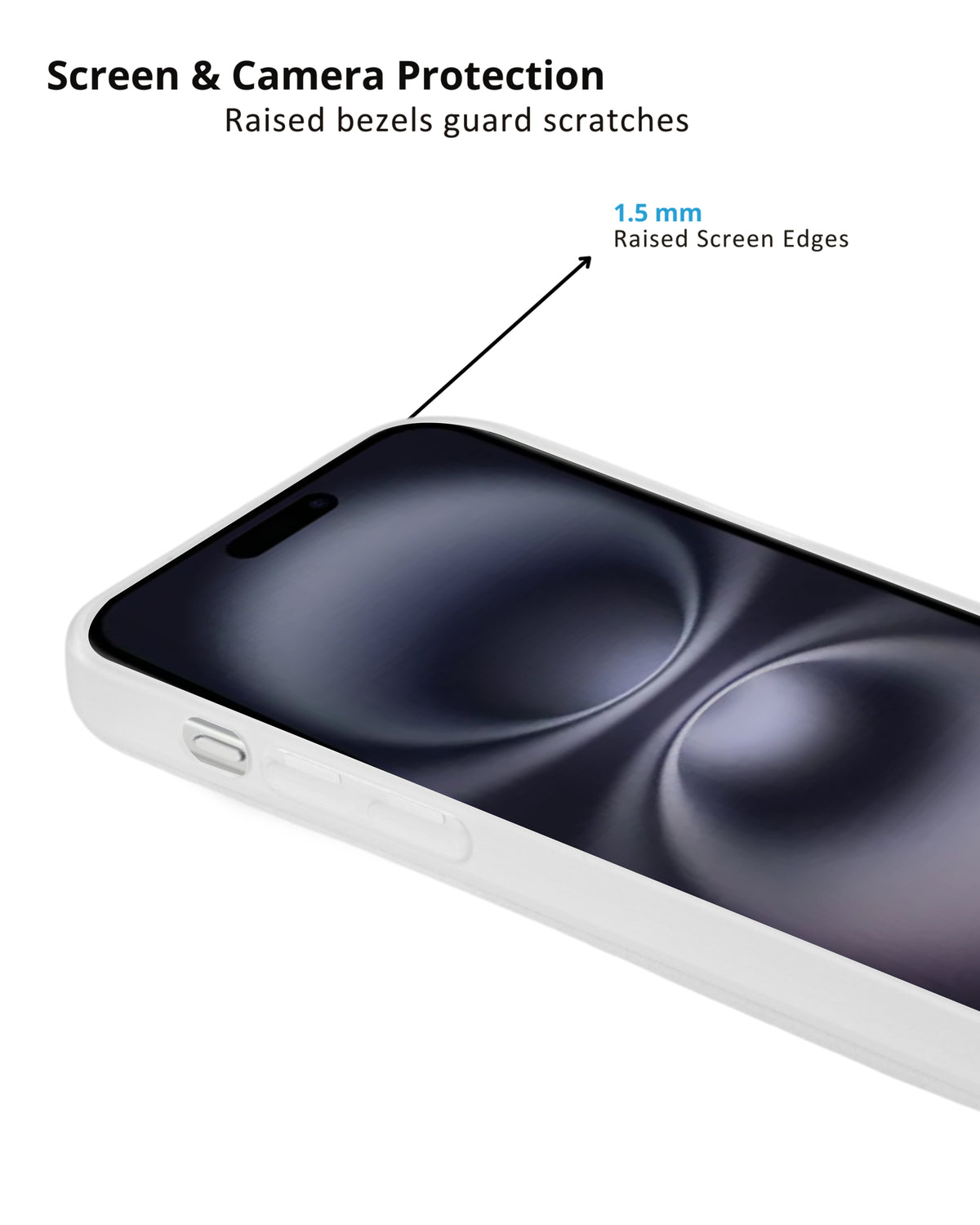 Translucent Matte Cover Soft Flexible Back Case Cover For iPhone 15 Pro Max