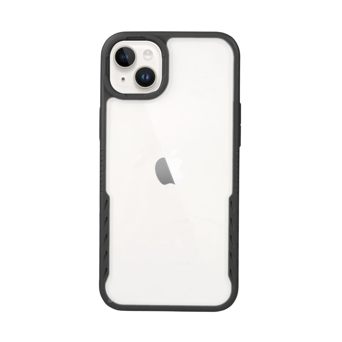 Crystal Armor Bumper Case – Clear Back With Rugged Protection for iPhone 14 Plus / 15 Plus