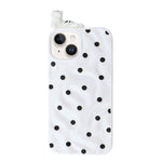 3D Cartoon Character with Polka Dots Soft Phone Case for iPhone 15