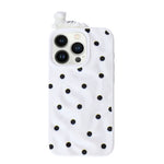 3D Cartoon Character with Polka Dots Soft Phone Case for iPhone 15 Pro Max