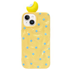 3D Cartoon Character with Polka Dots Soft Phone Case for iPhone 14 Plus/ 15 Plus