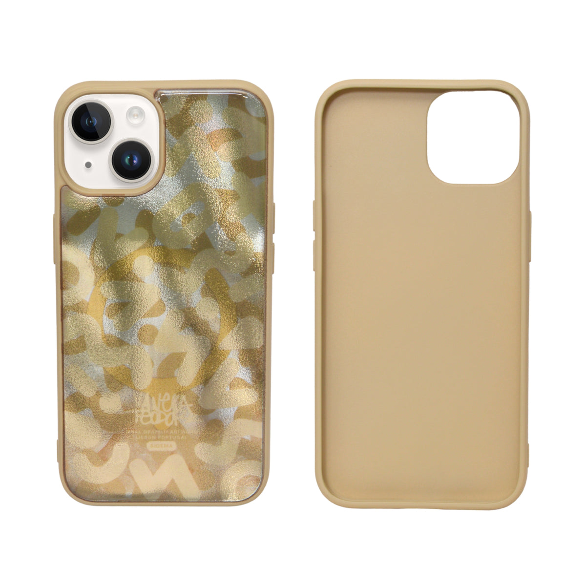 Abstract Graffiti Art Transparent Phone Case for iPhone 13 / 14