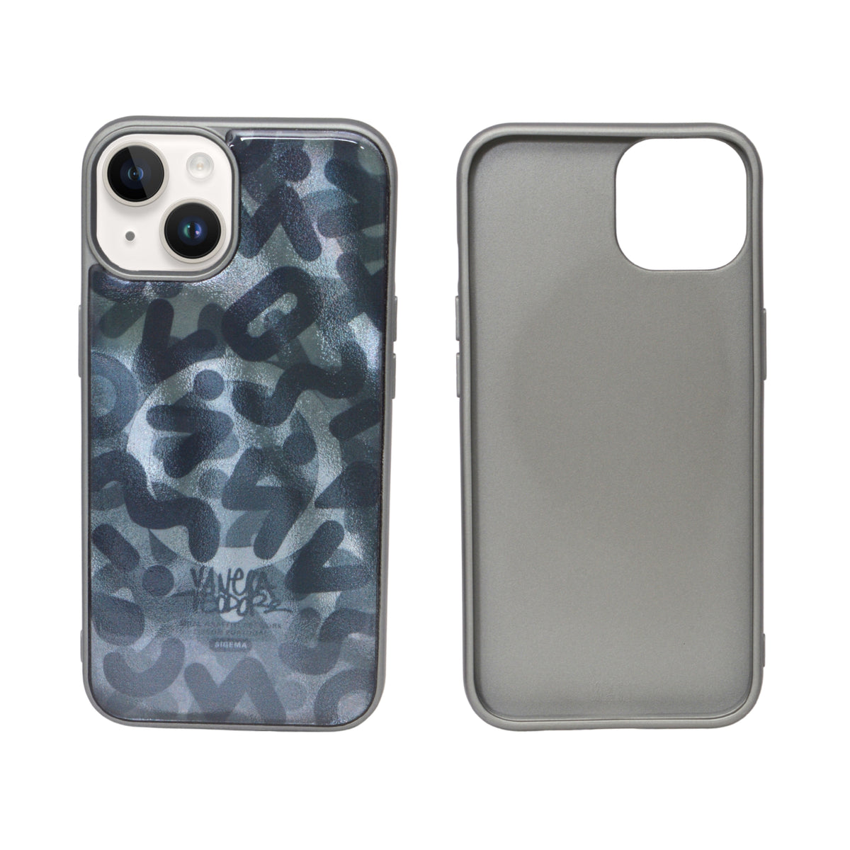 Abstract Graffiti Art Transparent Phone Case for iPhone 13 / 14