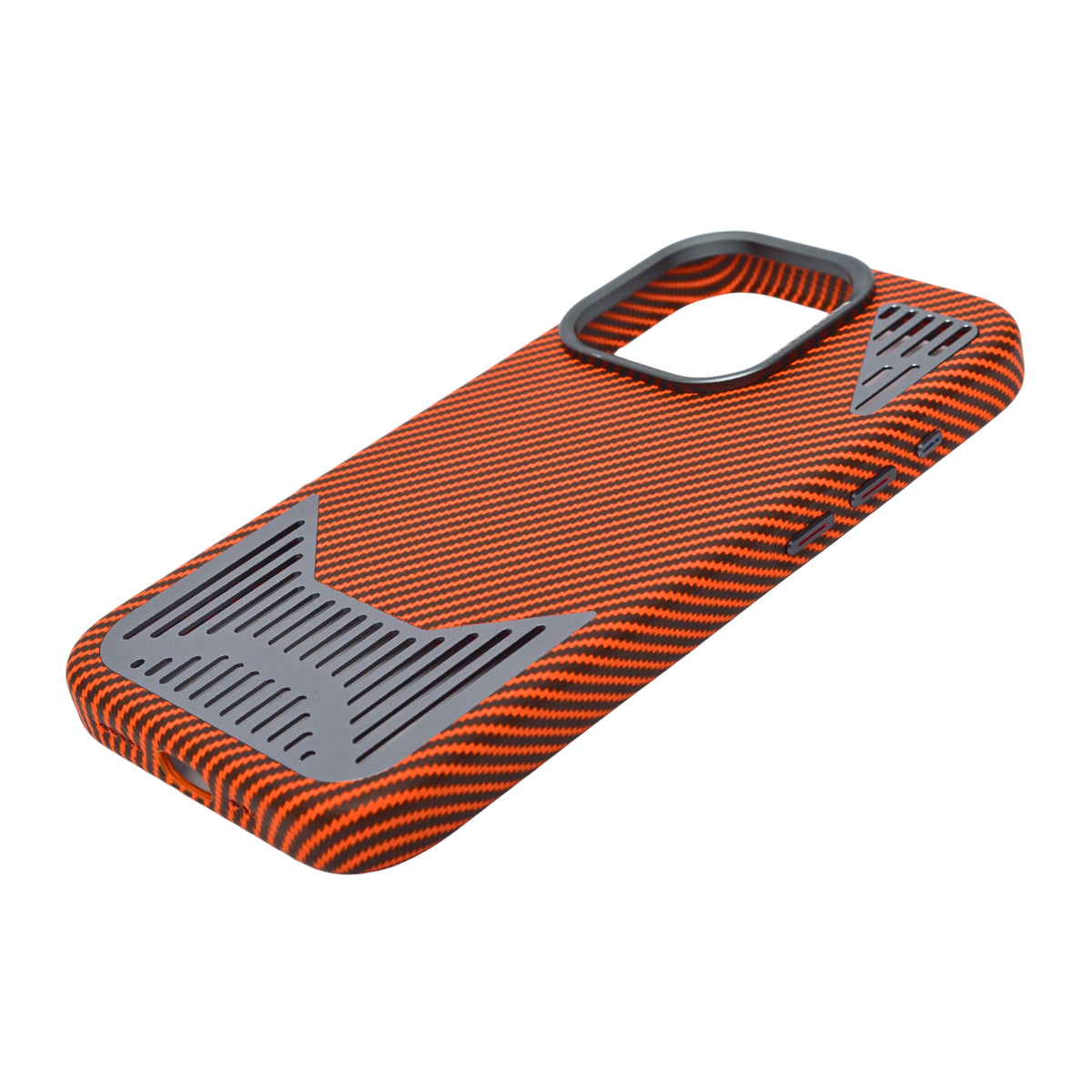 Premium Heat Dissipation with Modern Textured Finish Phone Case for iPhone 15 Pro