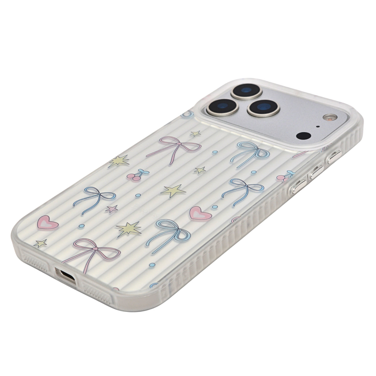 Aesthetic Bow & Floral Phone Case for iPhone 17 Pro