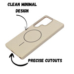 Magsafe Compatible Hard Plastic Phone Case for Samsung S25 Ultra