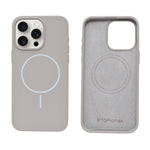 Soft Silicone with MagSafe Ring Phone Case for iPhone 15 Pro