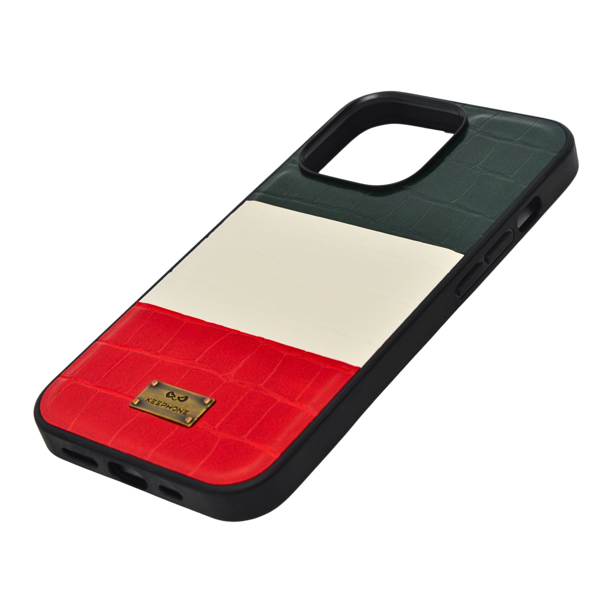 Crocodile Texture Leather Phone Case for iPhone 13 Pro